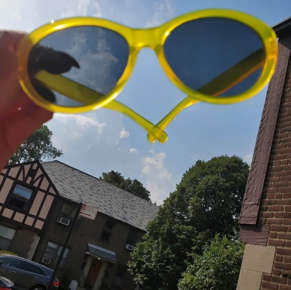 Yellow Retro Sunglasses